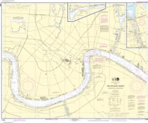 thumbnail for chart New Orleans Harbor Chalmette Slip to Southport