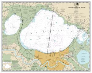 thumbnail for chart Lakes Pontchartrain and Maurepas