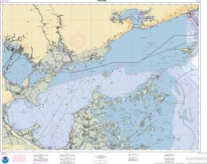 thumbnail for chart Lake Borgne and approaches Cat Island to Point aux Herbes