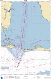 thumbnail for chart Mobile Bay Approaches and Lower Half