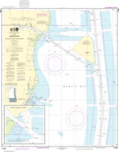 thumbnail for chart Mobile Bay East Fowl River to Deer River Pt; Mobile Middle Bay Terminal