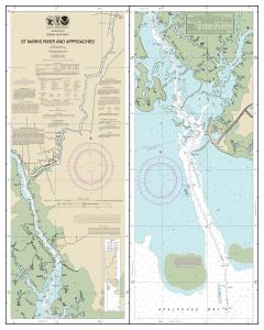 thumbnail for chart St.Marks River and approaches,