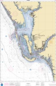 thumbnail for chart Estero Bay to Lemon Bay, including Charlotte Harbor;Continuation of Peace River