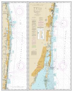 thumbnail for chart Jupiter Inlet to Fowey Rocks;Lake Worth Inlet,