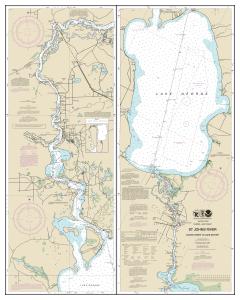 thumbnail for chart St. Johns River Dunns Creek to Lake Dexter,