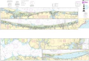 thumbnail for chart Intracoastal Waterway Neuse River to Myrtle Grove Sound