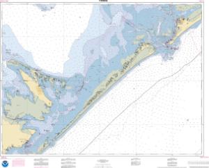 thumbnail for chart Ocracoke lnlet and Part of Core Sound