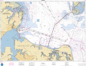 thumbnail for chart Chesapeake Bay Cape Charles to Norfolk Harbor