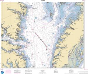 thumbnail for chart Chesapeake Bay Wolf Trap to Smith Point