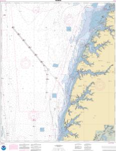 thumbnail for chart Chesapeake Bay Wolf Trap to Pungoteague Creek