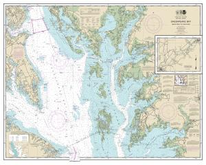 thumbnail for chart Chesapeake Bay Smith Point to Cove Point,