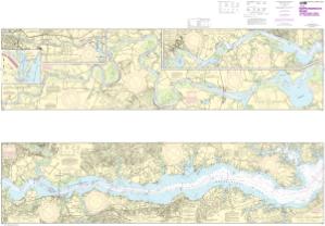 thumbnail for chart Rappahannock River Corrotoman River to Fredericksburg