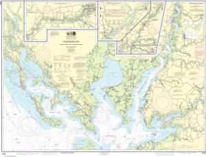 thumbnail for chart Chesapeake Bay Honga, Nanticoke, Wicomico Rivers and Fishing Bay