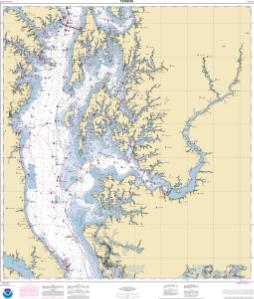 thumbnail for chart Chesapeake Bay Cove Point to Sandy Point