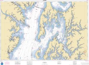 thumbnail for chart Chesapeake Bay Eastern Bay and South River; Selby Bay