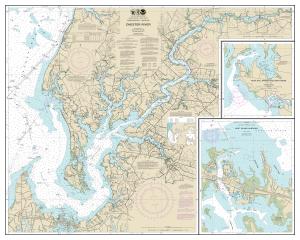 thumbnail for chart Chester River; Kent Island Narrows, Rock Hall Harbor and Swan Creek