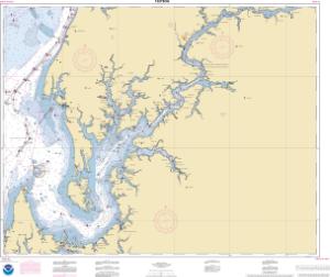 thumbnail for chart Chester River; Kent Island Narrows, Rock Hall Harbor and Swan Creek