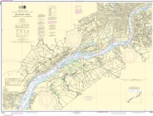 thumbnail for chart Delaware River Wilmington to Philadelphia