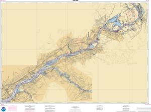 thumbnail for chart Delaware River Philadelphia to Trenton