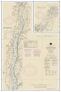 thumbnail for chart Hudson River Coxsackie to Troy