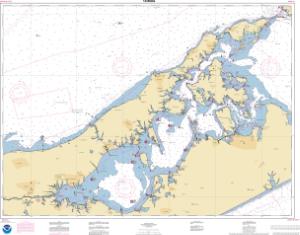 thumbnail for chart New York Long Island, Shelter Island Sound and Peconic Bays