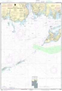 thumbnail for chart Approaches to New London Harbor