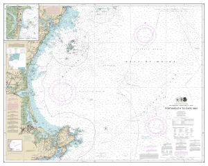 thumbnail for chart Portsmouth to Cape Ann; Hampton Harbor,