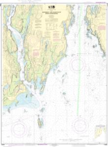 thumbnail for chart Kennebec and Sheepscot River Entrances