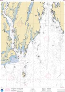 thumbnail for chart Kennebec and Sheepscot River Entrances