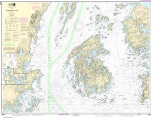 thumbnail for chart Penobscot Bay;Carvers Harbor and Approaches