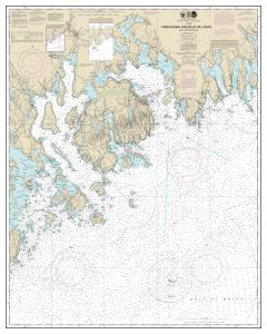 thumbnail for chart Frenchman and Blue Hill Bays and Approaches