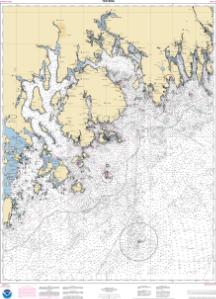 thumbnail for chart Frenchman and Blue Hill Bays and Approaches