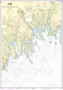 thumbnail for chart Tibbett Narrows to Schoodic Island