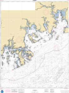 thumbnail for chart Machias Bay to Tibbett Narrows