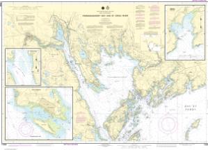 thumbnail for chart Passamaquoddy Bay and St. Croix River; Beaver Harbor; Saint Andrews; Todds Point