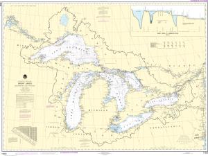 thumbnail for chart Great Lakes, Lake Champlain to Lake of the Woods