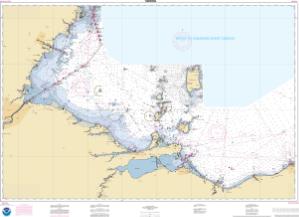 thumbnail for chart West End of Lake Erie; Port Clinton Harbor; Monroe Harbor; Lorain to Detroit River; Vermilion