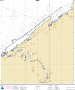 thumbnail for chart Cleveland Harbor, including lower Cuyahoga River