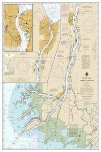 thumbnail for chart St. Clair River;Head of St. Clair River,