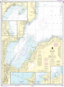 thumbnail for chart Saginaw Bay;Port Austin Harbor;Caseville Harbor;Entrance to Au Sable River;Sebewaing Harbor;Tawas Harbor