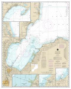 thumbnail for chart Saginaw Bay;Port Austin Harbor;Caseville Harbor;Entrance to Au Sable River;Sebewaing Harbor;Tawas Harbor,