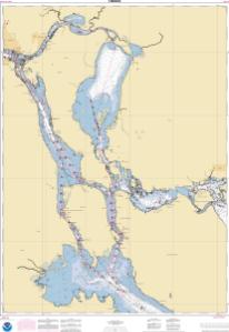 thumbnail for chart St. Marys River - Munuscong Lake to Sault Ste. Marie