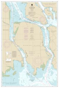 thumbnail for chart St Marys River - Vicinity of Neebish Island