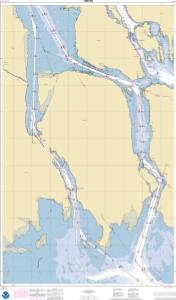 thumbnail for chart St Marys River - Vicinity of Neebish Island