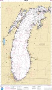 thumbnail for chart Lake Michigan (Mercator Projection)