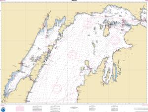 thumbnail for chart North end of Lake Michigan, including Green Bay