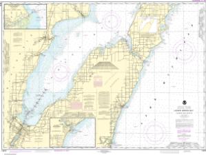 thumbnail for chart Lower Green Bay;Oconto Harbor;Algoma