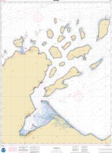 thumbnail for chart Apostle Islands, including Chequamegan Bay;Bayfield Harbor;Pikes Bay Harbor;La Pointe Harbor