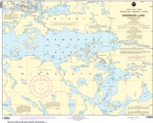 thumbnail for chart Namakan Lake, Eastern Part