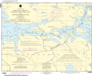 thumbnail for chart Namakan Lake, Western Part and Kabetogama Lake, Eastern Part